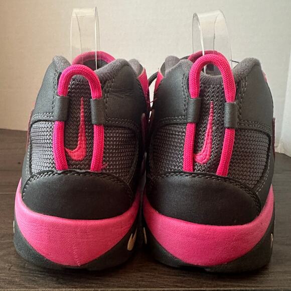 Nike Girls Air Slant Pink Gray Lace Up High Top Sneakers Size 7Y - Picture 4 of 10